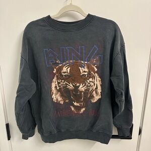 Anine Bing Tiger Graphic Sweatshirt